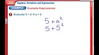 Variable & Expressions - Middle School Math