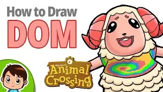 How to draw Dom from Animal Crossing