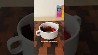 Easy 5 minute coffee chocolate pudding dessert!