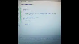 Array in c++ (Introduction)