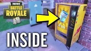 Fortnite - How to Get Inside of Vending Machines Glitch