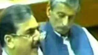Mr. Basher Ahmed Balur Sleeping in Parlement