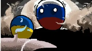 Polandball drawing - Red gas