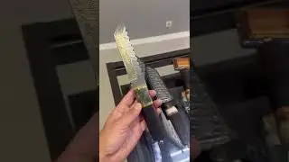 Танто из дамасской стали