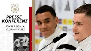 🎙️ Pressekonferenz der Nationalmannschaft mit Jamal Musiala und Florian Wirtz