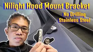 How to install Nilight Hood Mount Bracket 90025B