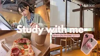 FREE NURSING PDFS BELOW | FILMING ON IPHONE 13 IS IT GOOD? + STUDY WITH ME | MUJI BGC PHILIPPINES