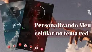 ꨄ︎ Personalizando meu  celular no tema red / vermelho ꨄ︎