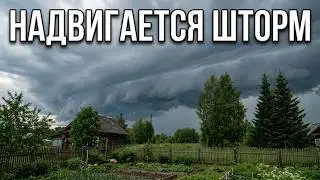 64⚡️⛈ГРОЗА В ДЕРЕВНЕ... ПОВЕСИЛА ЖАЛЮЗИ НА ОКНА 🪟 ПЕРВЫЕ ЯГОДКИ КЛУБНИКИ 🍓
