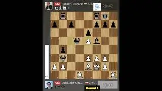 GM Jan-Krzysztof Duda vs Richard Rapport | Round 1 | Tata Steel Chess Masters 2022