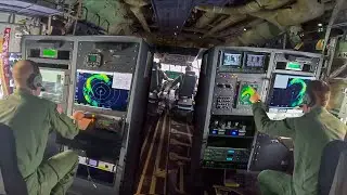 A Day in Life of US Hurricane Hunter Pilots Flying Inside Monster Storms