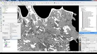 How to do automated unsupervised classification of Landsat 8 data in QGIS