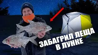 ЗАБАГРИЛ леща в лунке. Законно?