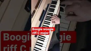 Cool boogie woogie riff C major