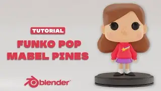 Create Your First FUNKO POP | Beginner Friendly Step by Step 3D Tutorial  Blender | Mabel Pines