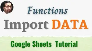 How to use ImportData in google sheets | How to use importdata in google sheets
