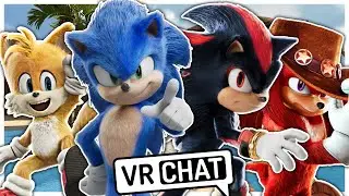 Team Movie Sonic Goes On Vacation In VR CHAT!!