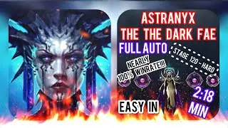 😈 Astranyx | Stage 120 🧚🏿‍♀️❗️Auto-Team 1️⃣0️⃣0️⃣%Winrate❗️DoomTower - Hard | RAID Shadow Legends