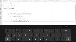 Programming 1 Java - 3.9 Nested Loops Exercise 2