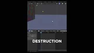 Destruction In Blender #blender3d #fisheyelens #blender #renderpack #3d #animation
