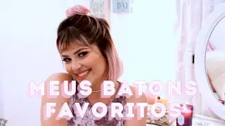 Meus batons NUDE favoritos - do momento