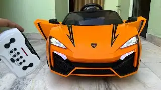 RC Lamborghini Car Unboxing & Testing | Remote Control Ride on Lamborghini Car | Shamshad Maker🔥🔥
