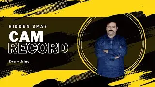 Record anything from spay camera | spy camera | hidden cctv camera for home