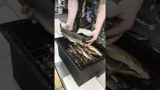 терпуг, ленок,лещ горячее копчение на ольхе с мандариновыми шкурками