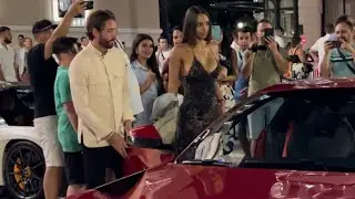 GIULIA OTTORINI in FERRARI al CASINO DI MONTECARLO!! Monaco Carspotting