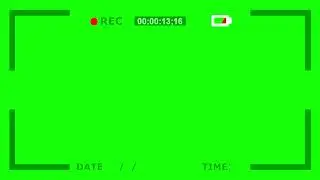 video camera recording green screen effect | Recording effect green screen