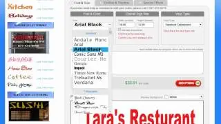 Window Lettering Tool