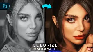 Colorize Black & White Photos in Photoshop || Tutorial By Ju Joy Design Bangla