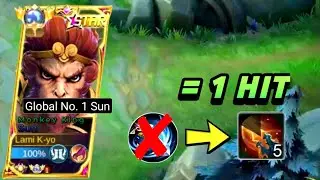 GLOBAL SUN 1 HIT BUILD 2023 WITH NEW EMBLEM (insane damage)