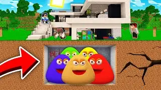 POU MIESZKAJĄ POD MOIM DOMEM W MINECRAFT?! GPLAY & LAKI
