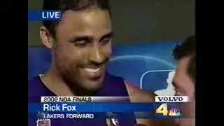 Lakers vs Nets Post Game Show (June 8, 2002) Starring Rick Fox, Phil Jackson & Shaq