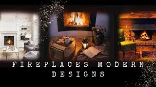 Modern living room with fireplace design ideas  -  trends, ideas for your house