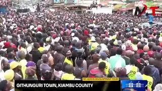 Drama as Crowd Walks Out on Ruto in Githunguri after Heckling Kiambu Woman Rep Ann Wamuratha!!