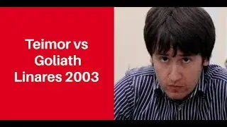 The most beautiful game of the Linares 2003 | Teimor vs Goliath | Why did Kasparov got furious