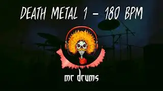 Death Metal 1 - 180 BPM | Backing Drums | Only Drums