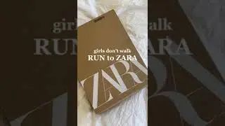 Girls don't walk RUN to ZARA 😍🤑 #fashion #ootd #zarahaul #shopping #zara #zaranewin #style