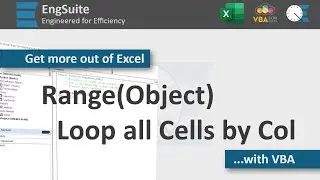 Loop Through Each Cell in a Range by Column - Excel VBA