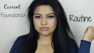 Flawless Full Coverage Drugstore Foundation routine | contouring with coconut oil