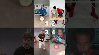 Cutting Apple with 4 Greatest samurai men in the world 