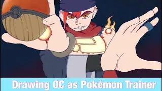 Drawing my OC as a Pokémon Legends Arceus Character!