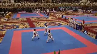Final Beregu Pemula, Kejuaraan Karate UNESA 2023 | Faiz Cs