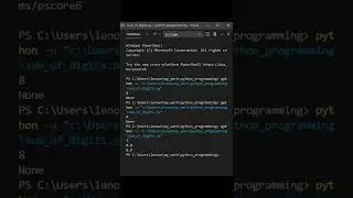 Sum of digits of a given number in Python
