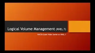 LVM in RHEL 7