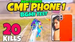 🔥Nothing Cmf Phone 1 BGMI Test | Cmf Phone 1 Gaming Test on Fps