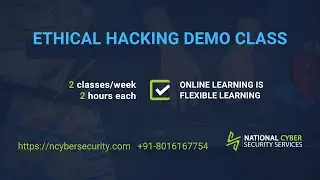 Introduction to Ethical Hacking Demo Class For Newbies Bengali || Ethical Hacking Training In India