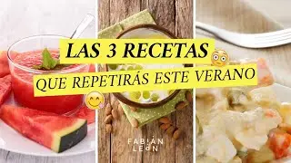 3 RECETAS para REFRESCAR tu verano 😎